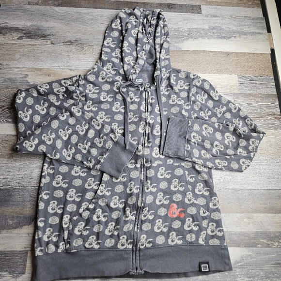 Dungeons & Dragon by Lootwear Hoodie Small Gray - Picture 1 of 11